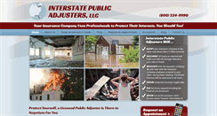 Desktop Screenshot of interstatepublicadjusters.com